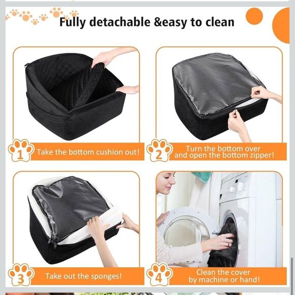 Neezukar dog/pet quilted washable car seat NEW - Picture 5 of 10